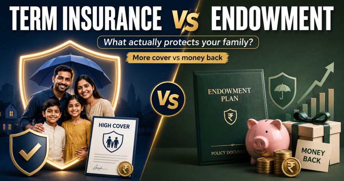 Term Insurance vs Endowment Plans: What Actually Protects Your Family
